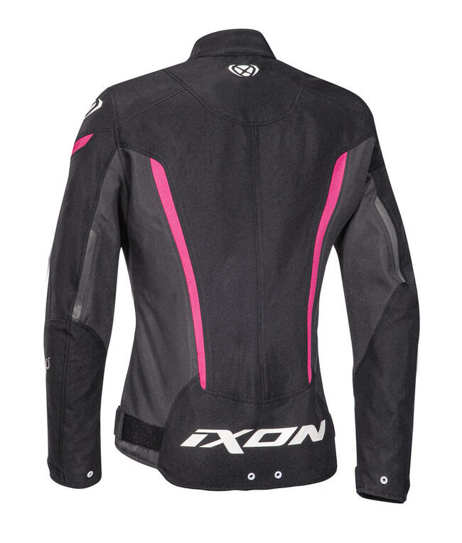 Ixon Giacche E Giubbotti Da Moto Nero/fucsia Donna